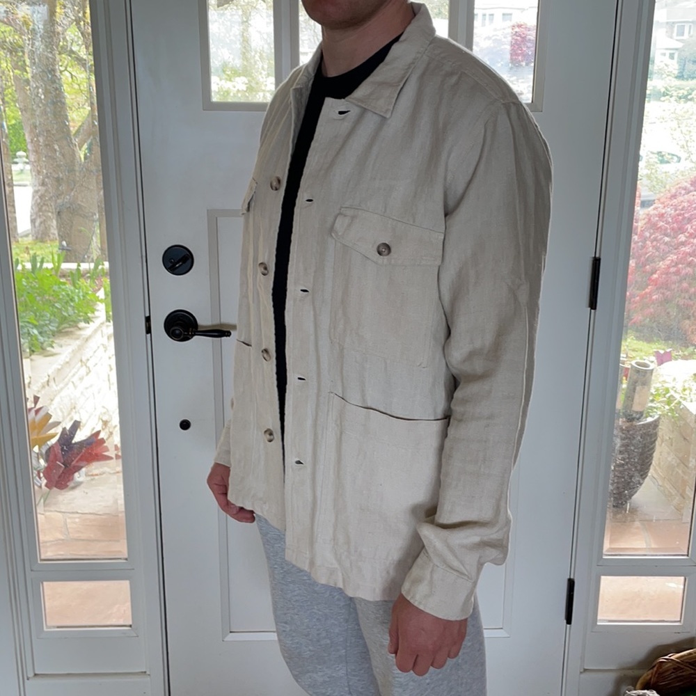 🌟A Days March heavy Linen over shirt - Picture 4 of 14